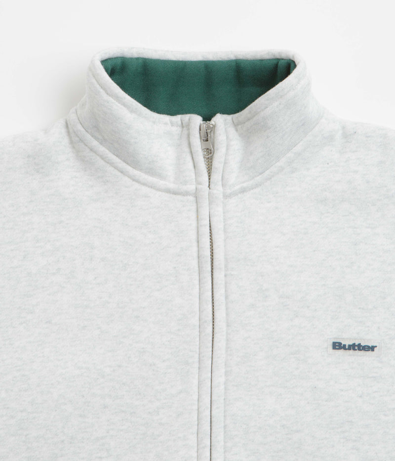 Butter Goods Endurance Zip-Thru Sweatshirt in Ash