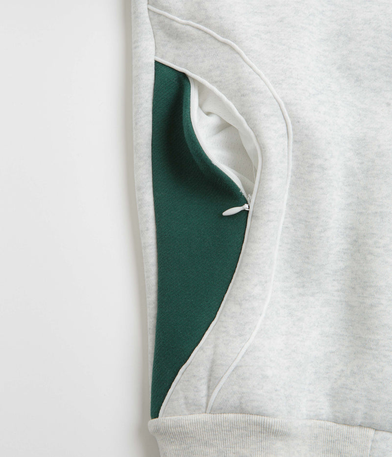 Butter Goods Endurance Zip-Thru Sweatshirt in Ash