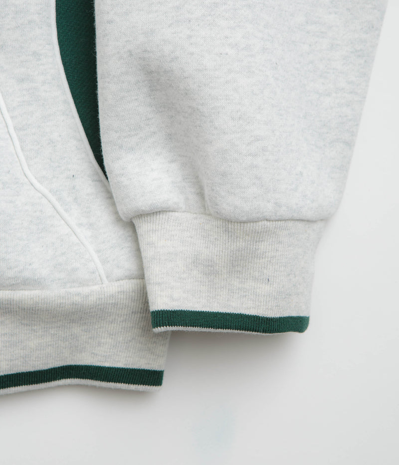 Butter Goods Endurance Zip-Thru Sweatshirt in Ash