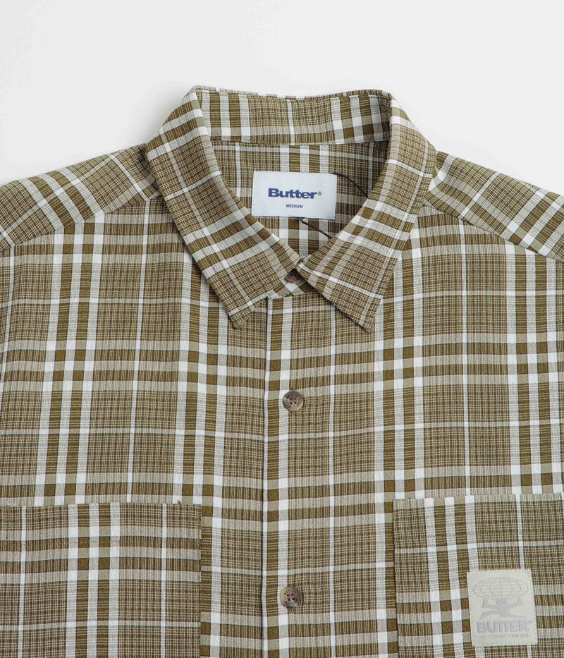 Butter Goods Equipment Short Sleeve Shirt in Green