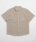 Butter Goods Equipment Short Sleeve Shirt in Taupe