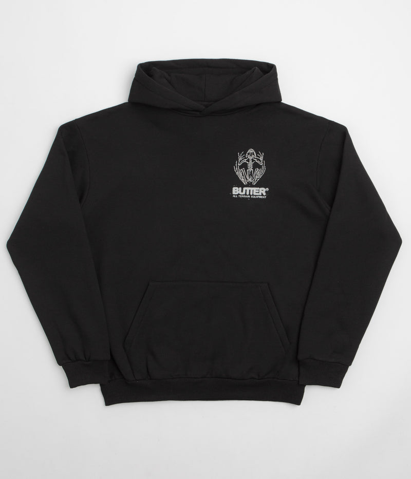 Butter Goods Fossil Hoodie in Black
