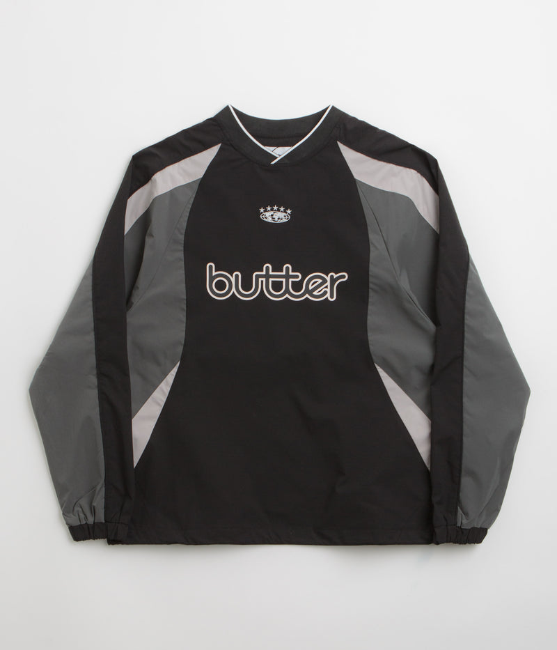 Butter Goods Ridge Sport Crewneck Sweatshirt in Black