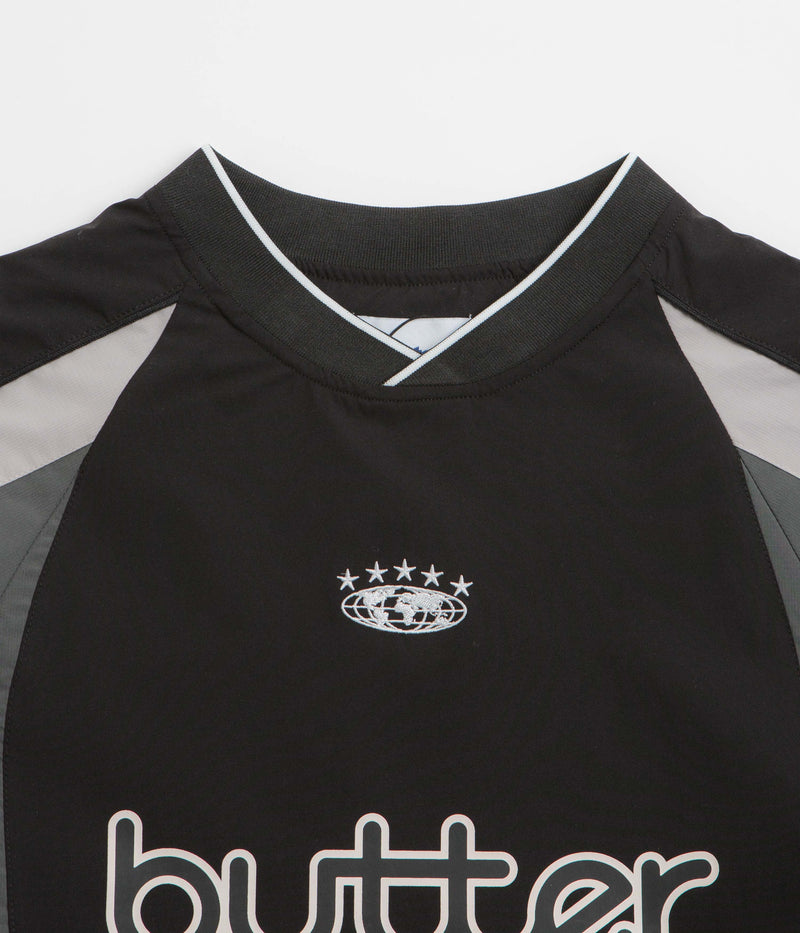 Butter Goods Ridge Sport Crewneck Sweatshirt in Black