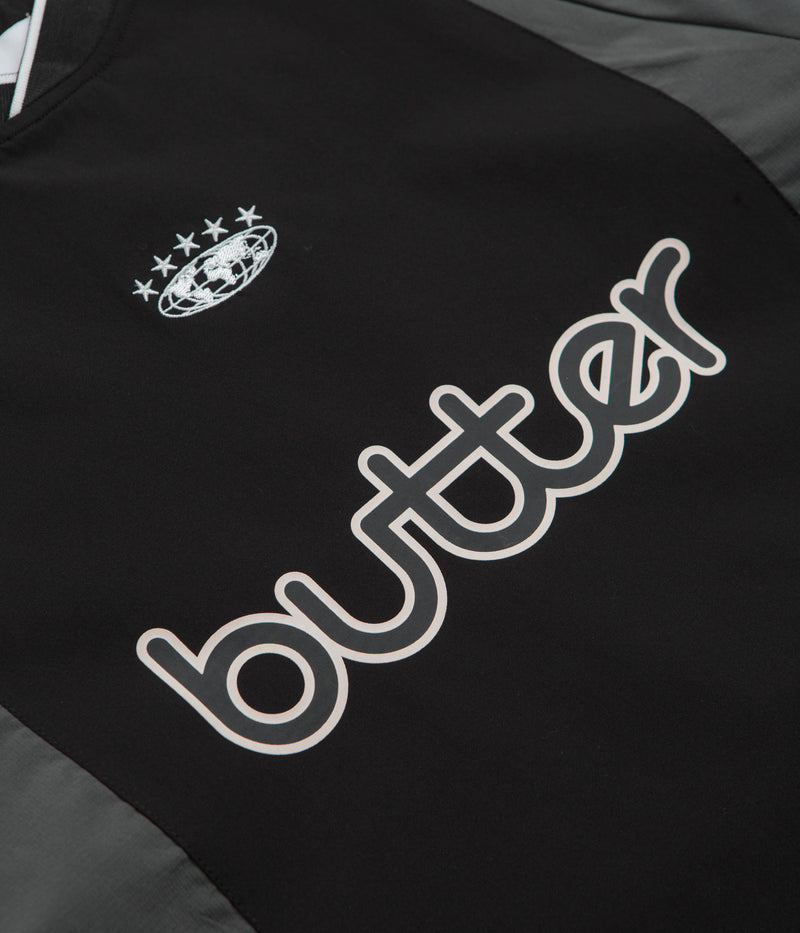 Butter Goods Ridge Sport Crewneck Sweatshirt in Black
