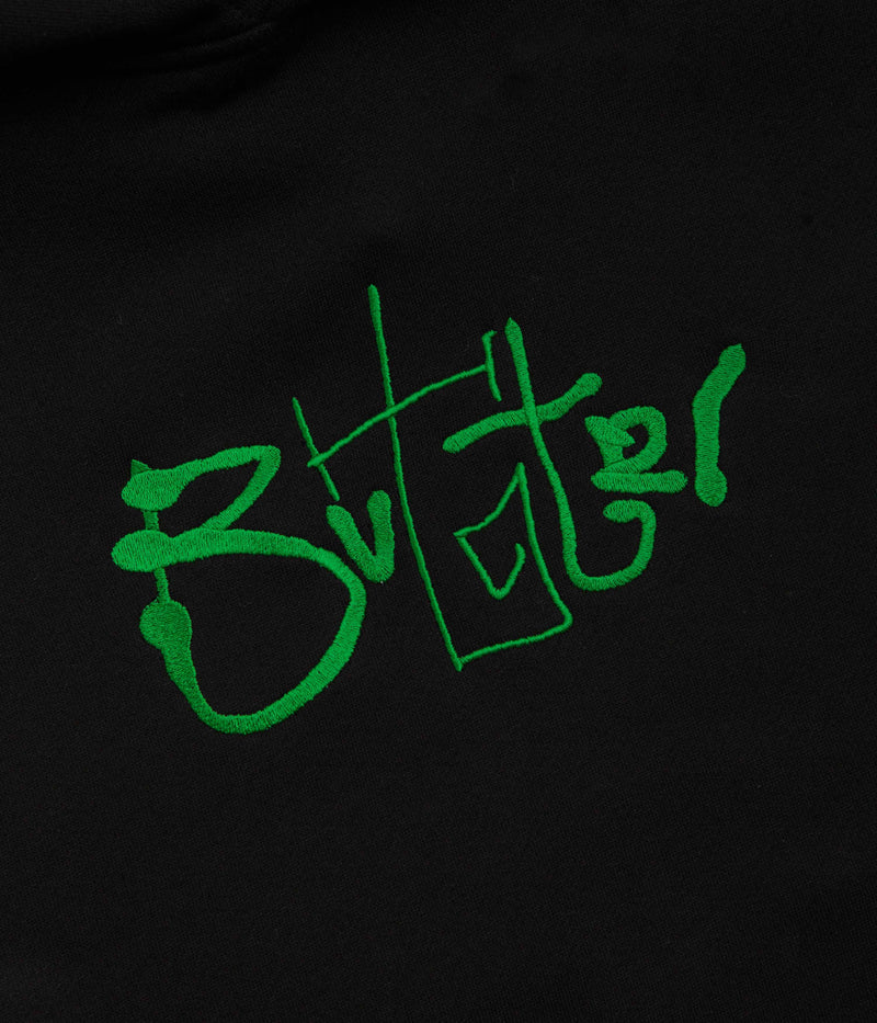 Butter Goods Scribble Hoodie in Black
