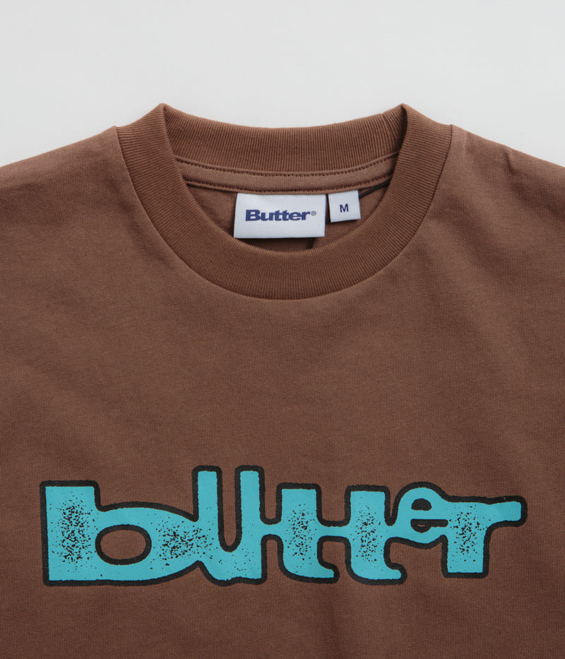 Butter Goods Warped T-Shirt in Brown