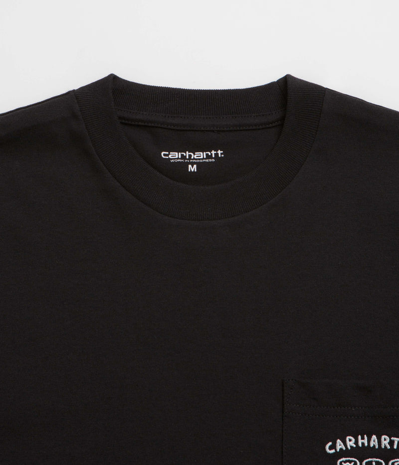 Carhartt Fragments Pocket T-Shirt in Black and White