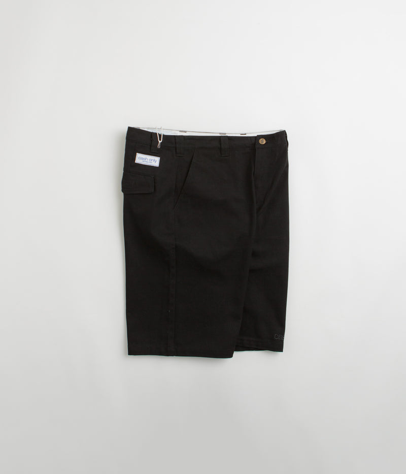 Cash Only Halfway Shorts in Black