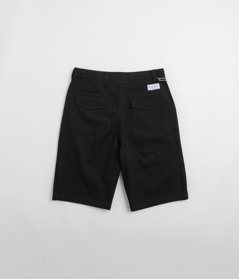 Cash Only Halfway Shorts in Black