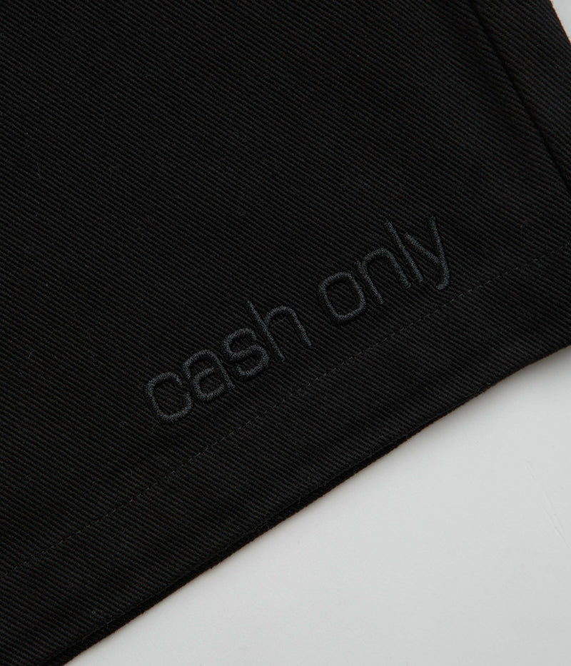 Cash Only Halfway Shorts in Black