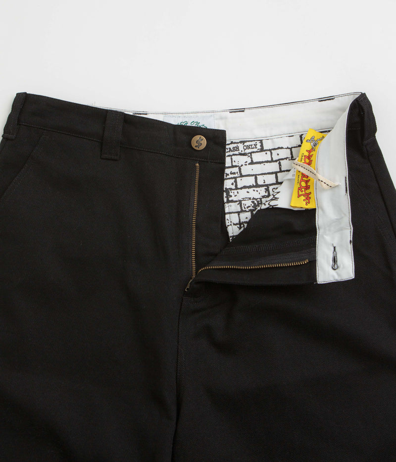 Cash Only Halfway Shorts in Black