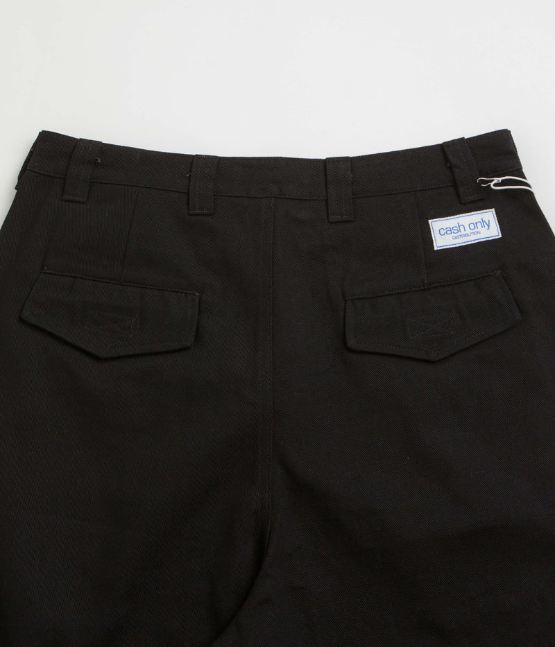 Cash Only Halfway Shorts in Black