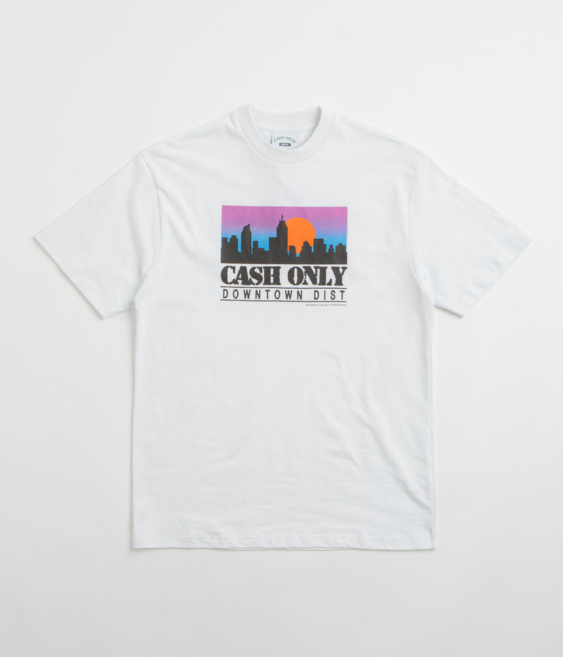 Cash Only Skyline T-Shirt in White