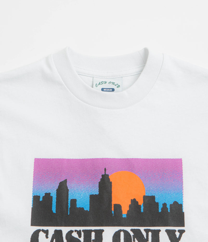 Cash Only Skyline T-Shirt in White