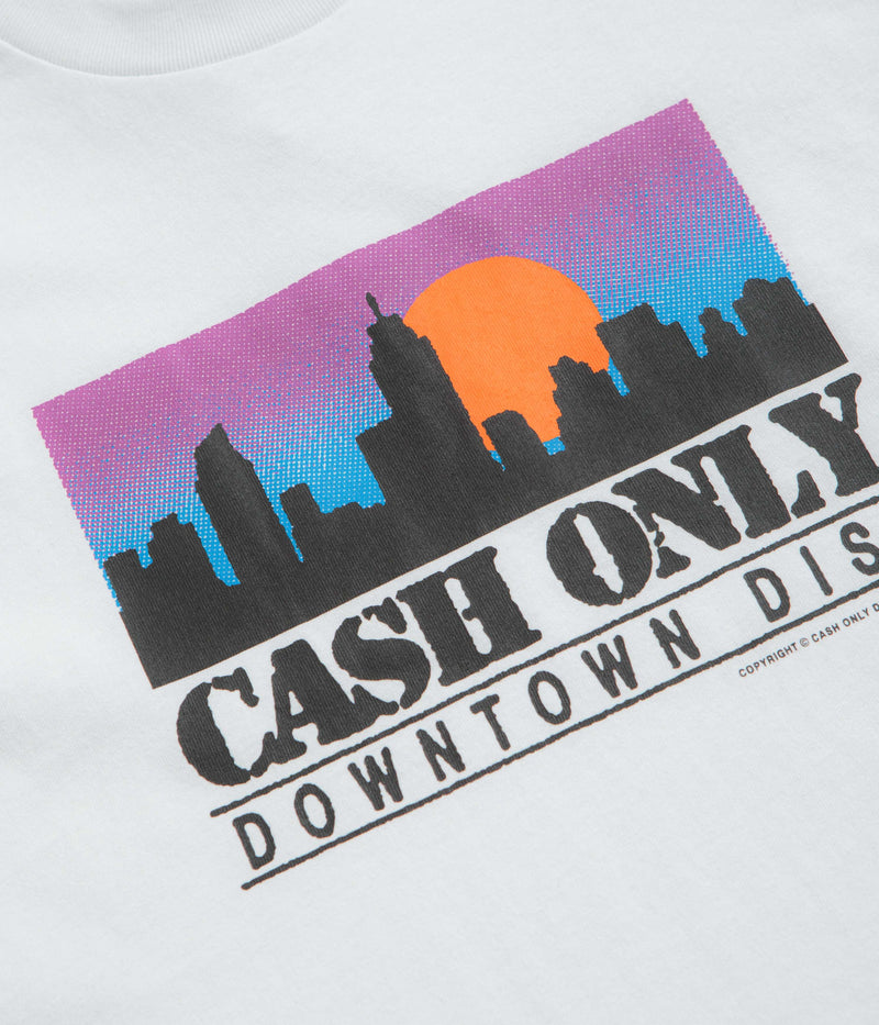 Cash Only Skyline T-Shirt in White