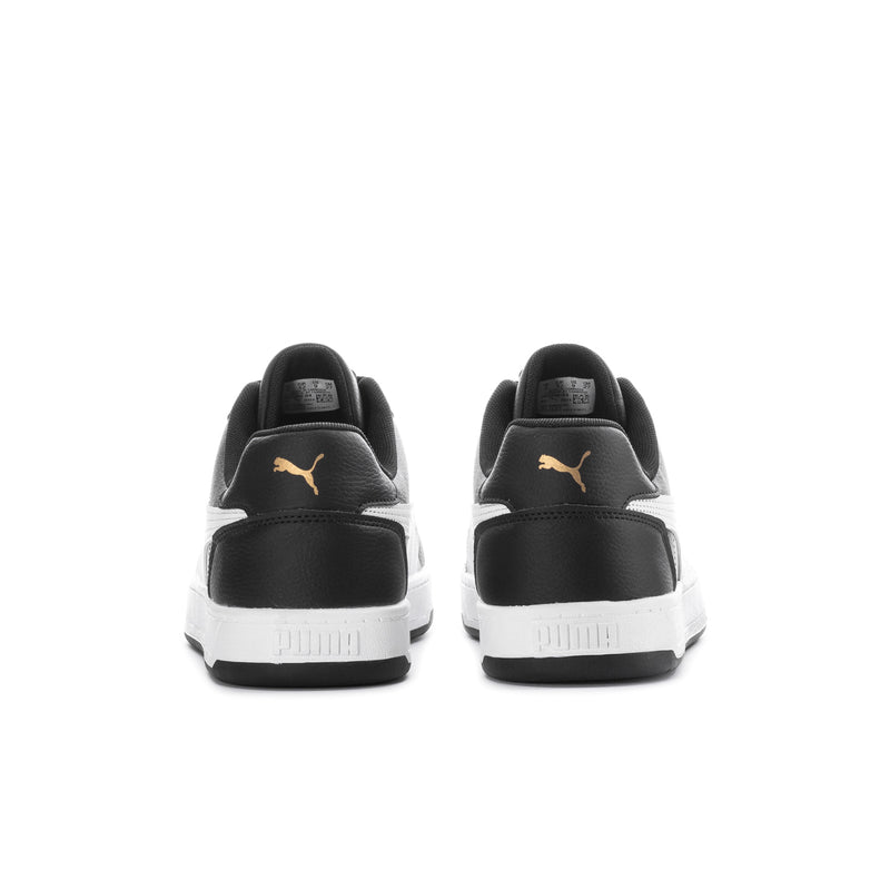 Men's Caven 2.0 sneakers, black heel with white midsole and PUMA logo on back