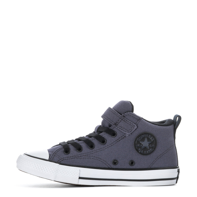 Kids Chuck Taylor high-top sneakers, dark blue with lace-up and side star patch