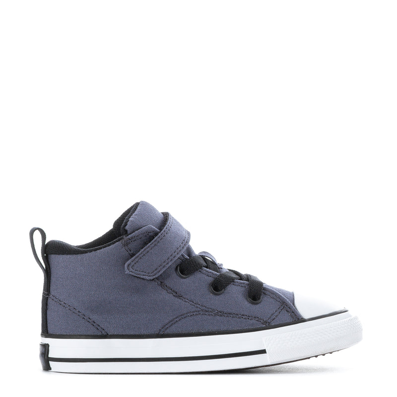 Chuck Taylor All Star toddler high-top sneakers in dark blue canvas with strap