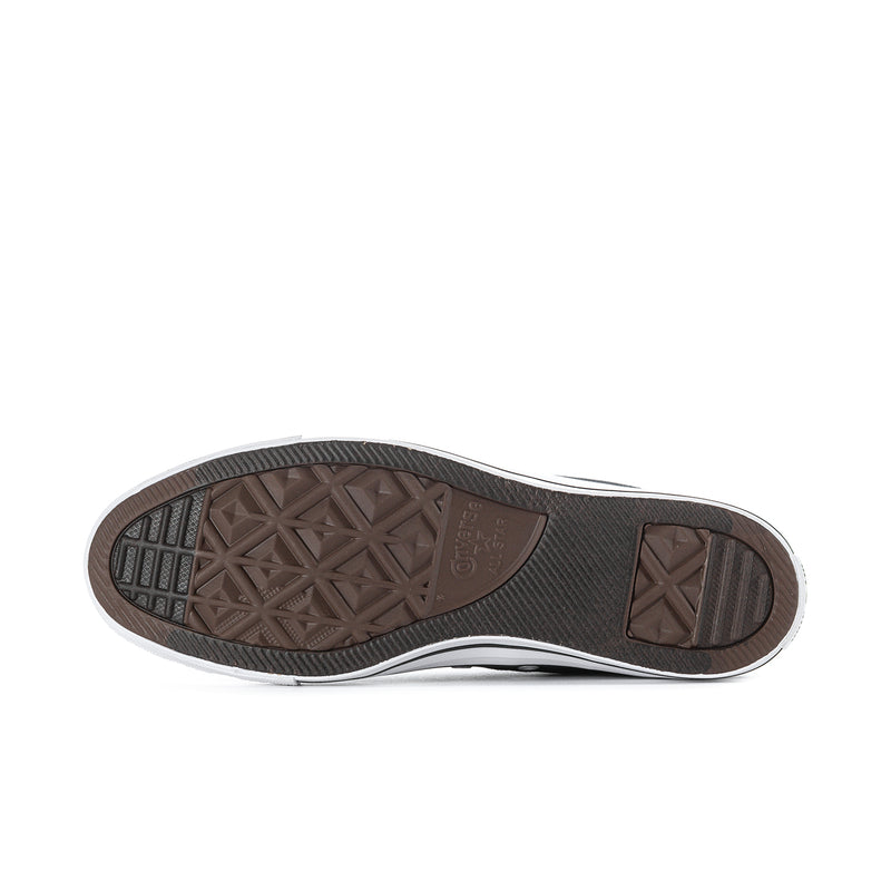 Men's black sneaker outsole with textured tread and sidewall rim