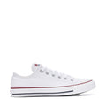 Youth Chuck Taylor All Star low-top sneakers in optical white with red trim