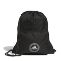 Black adidas 3S2 drawstring sackpack with front logo patch