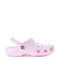 Youth classic clog in light pink with perforations and strap detail