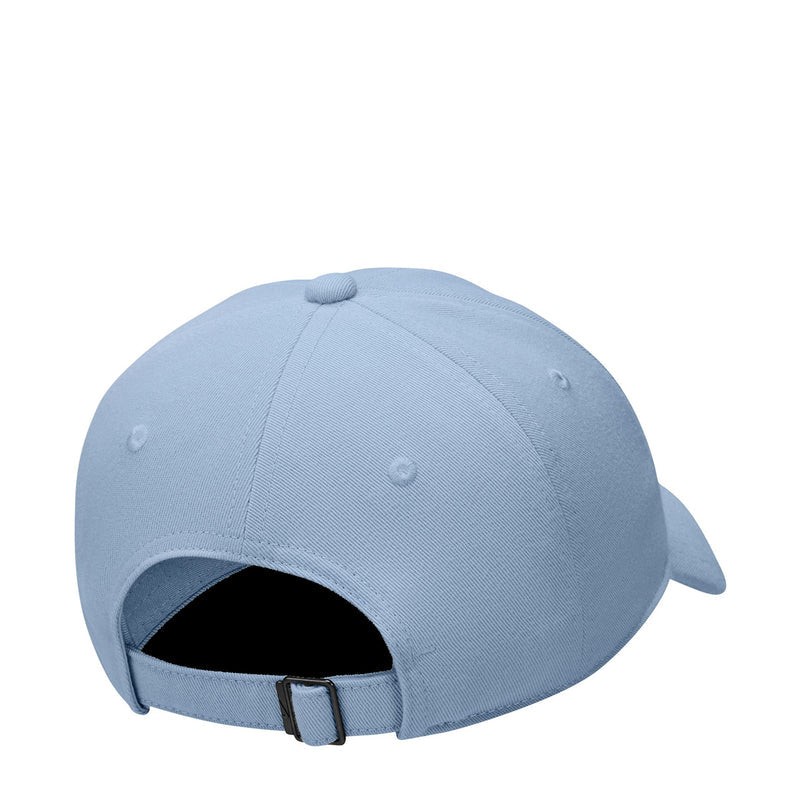Light blue Nike Club cap with adjustable back strap and curved brim