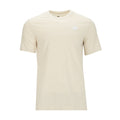 Men's light khaki crew-neck Nike T-shirt with small chest logo