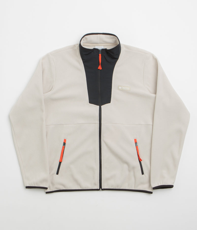 Columbia Sequoia Grove Full Zip Fleece in Dark Stone and Black
