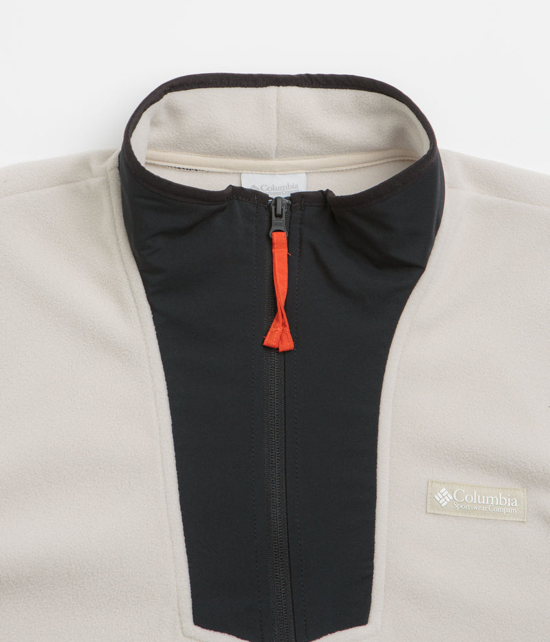 Columbia Sequoia Grove Full Zip Fleece in Dark Stone and Black