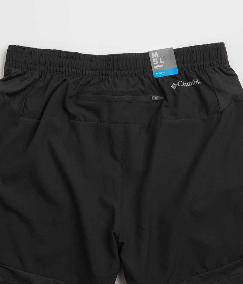 Columbia Three Pitch 5" Shorts in Black