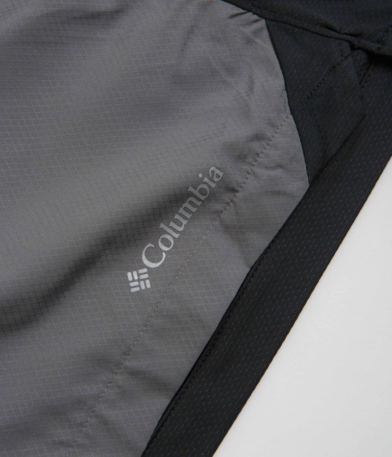 Columbia Three Pitch 5" Shorts in City Grey and Black