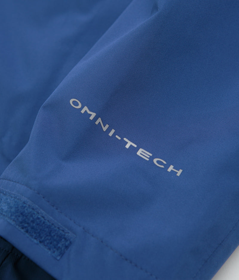 Columbia Wahkeena Falls 3L Shell Jacket in Mountain Blue and Collegiate Navy