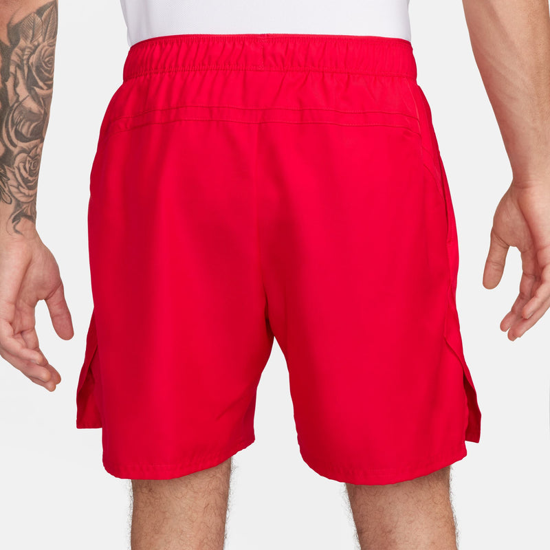 Court Men's Victory Dri-FIT 7" Tennis Shorts in University Red/White