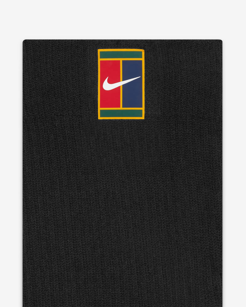 Court Multiplier Cushioned Crew Socks in Black