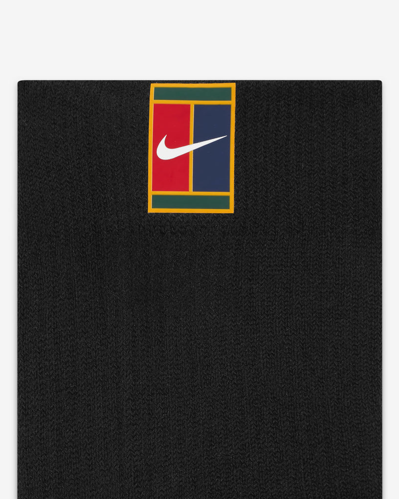 Court Multiplier Max Tennis Ankle Socks in Black (2 Pairs)