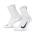 Court Multiplier Max Tennis Ankle Socks in White (2 Pairs)