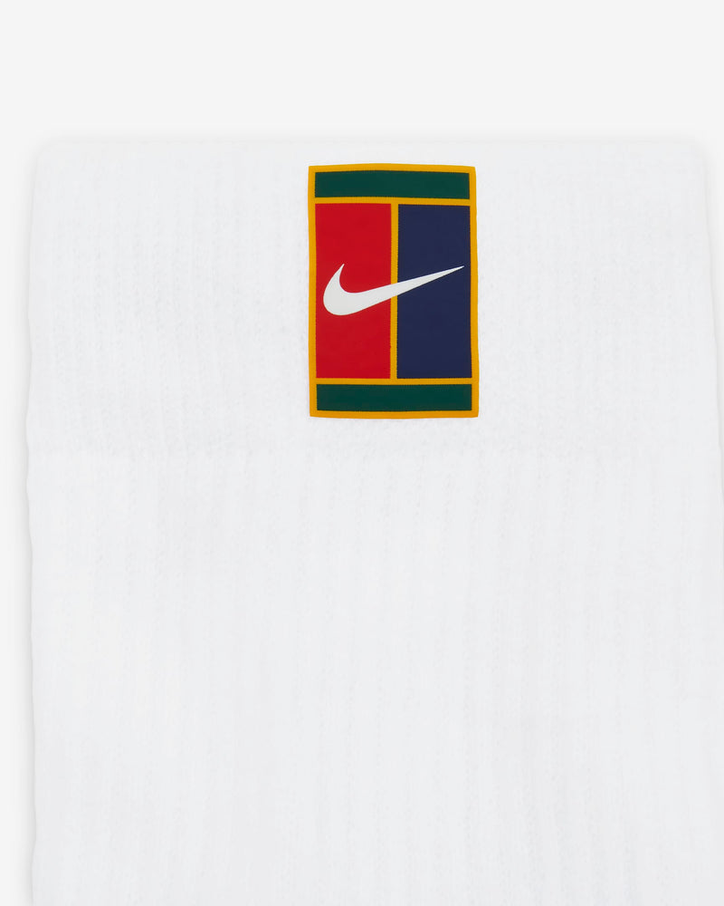 Court Multiplier Max Tennis Ankle Socks in White (2 Pairs)