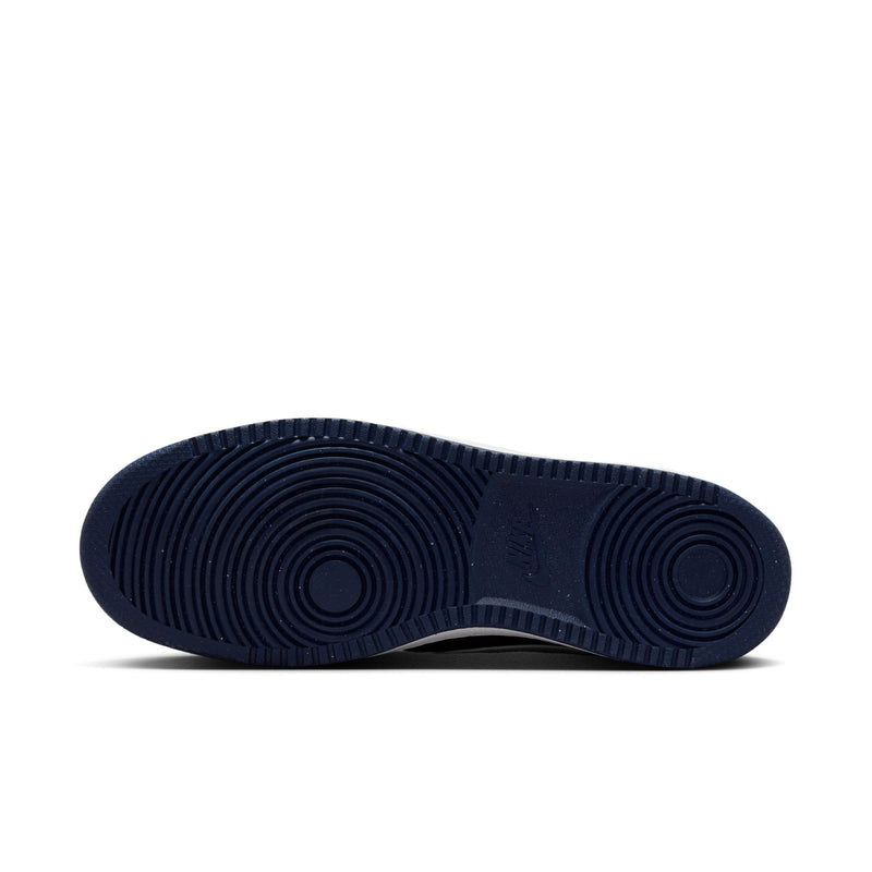 Navy rubber outsole tread for men's low-top sneakers.