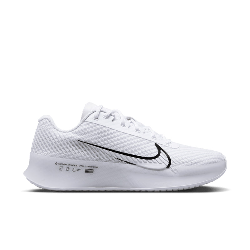 Court Women's Air Zoom Vapor 11 Shoes in White/Black-Summit White
