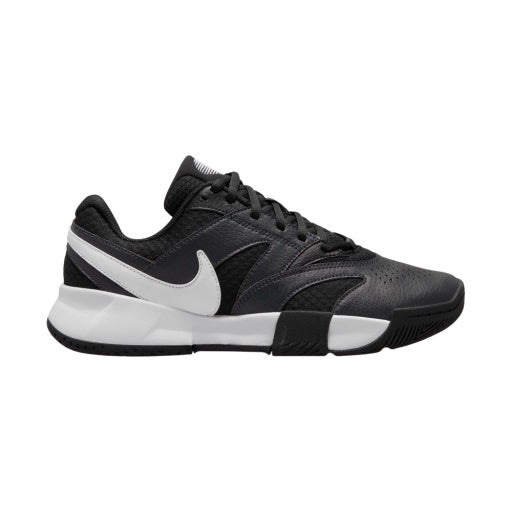 Court Women's Lite 4 Tennis Shoes in Black/White-Anthracite