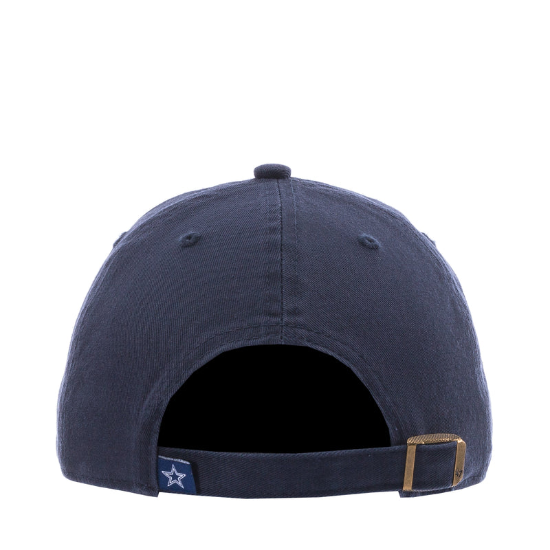 Kids navy baseball cap, interior star patch and adjustable buckle strap