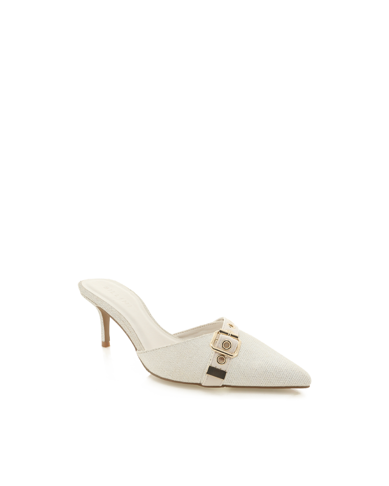 DAIJA - IVORY LINEN-Heels-Billini-BILLINI USA