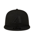 Black baseball cap with embossed Arizona-D logo on front, flat brim.