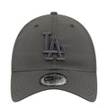 Dark gray tonal ripstop baseball cap with LA embroidered logo and side grommets
