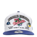 White and blue baseball cap with World Series 1988 patch and Dodgers–Athletics logo
