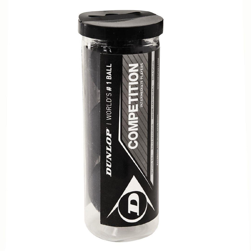 Dunlop Competition Squash 3 Ball Tube - atr-sports