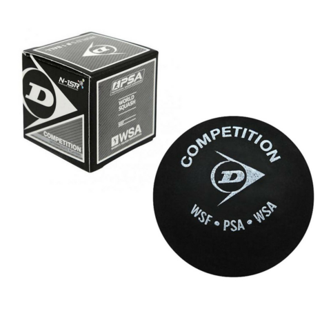 Dunlop Competition Squash Ball - 1 Dozen - atr-sports