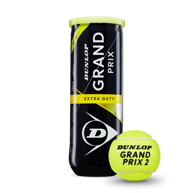 Dunlop Grand Prix Extra Duty Tennis Ball (3 Ball Can)